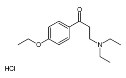 3-(diethylamino)-1-(4-ethoxyphenyl)propan-1-one,hydrochloride结构式