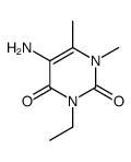 5-amino-3-ethyl-1,6-dimethylpyrimidine-2,4-dione Structure