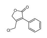 3-(chloromethyl)-4-phenyl-2H-furan-5-one Structure
