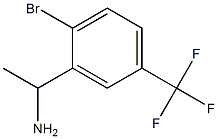 1-(2-broMo-5-(trifluoroMethyl)phenyl)ethanaMine Structure