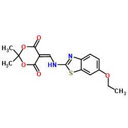 5-{[(6-Ethoxy-1,3-benzothiazol-2-yl)amino]methylene}-2,2-dimethyl-1,3-dioxane-4,6-dione图片