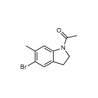 1-(5-Bromo-6-methyl-indolin-1-yl)ethanone picture