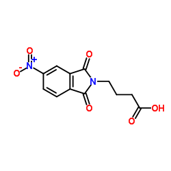 4-(5-Nitro-1,3-dioxo-1,3-dihydro-2H-isoindol-2-yl)butanoic acid Structure