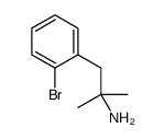 1-(2-溴苯基)-2-甲基丙烷-2-胺结构式