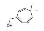(5,5-dimethyl-cyclohepta-1,3,6-trienyl)-methanol结构式