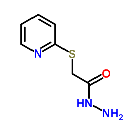 2-(2-Pyridinylsulfanyl)acetohydrazide structure