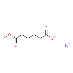 Methyl potassium adipate Structure