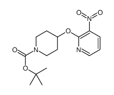 4-(3-Nitro-pyridin-2-yloxy)-piperidine-1-carboxylicacidtert-butylester picture