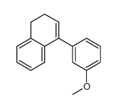 4-(3-methoxyphenyl)-1,2-dihydronaphthalene结构式