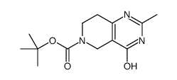 2-Methyl-4-oxo-3,5,7,8-tetrahydro-4H-pyrido[4,3-d]pyrimidine-6-carboxylic acid tert-butyl ester Structure