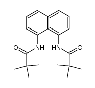 1,8-bis(pivaloylamino)naphthalene结构式