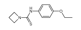 azetidine-1-carbothioic acid 4-ethoxy-anilide结构式