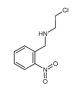 2-chloro-N-(2-nitrobenzyl)ethanamine Structure