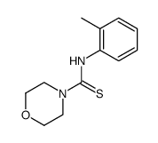 N-(2-tolyl)-4-morpholinecarbothioamide Structure