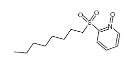 2-(octylsulfonyl)pyridine 1-oxide Structure