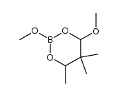 2,4-dimethoxy-5,5,6-trimethyl-1,3,2-dioxaborinane Structure