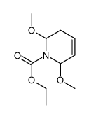 ethyl 2,6-dimethoxy-3,6-dihydro-2H-pyridine-1-carboxylate Structure