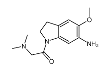 1-(6-AMINO-5-METHOXYINDOLIN-1-YL)-2-(DIMETHYLAMINO)ETHANONE picture