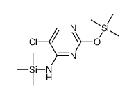 5-chloro-N-trimethylsilyl-2-trimethylsilyloxypyrimidin-4-amine Structure