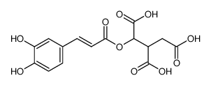 1-[[3-(3,4-dihydroxy-phenyl)-1-oxo-2-propenyl]oxy]-1,2,3-propanetricarboxylic acid Structure