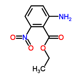 Ethyl 2-amino-6-nitrobenzoate结构式