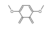 1,4-dimethoxy-5,6-dimethylenecyclohexa-1,3-diene结构式