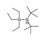 ditert-butylsilyl(triethyl)silane Structure