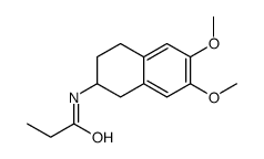 N-(6,7-dimethoxy-1,2,3,4-tetrahydronaphthalen-2-yl)propanamide Structure