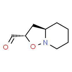 2H-Isoxazolo[2,3-a]pyridine-2-carboxaldehyde, hexahydro-, cis- (9CI) Structure