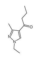 1-(1-ethyl-3-methyl-1H-pyrazol-4-yl)butan-1-one Structure