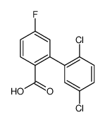 2-(2,5-dichlorophenyl)-4-fluorobenzoic acid Structure