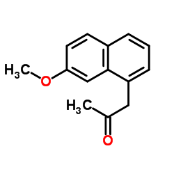 1-(7-Methoxy-1-naphthyl)acetone Structure