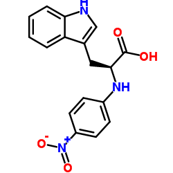 N-(4-Nitrophenyl)-L-tryptophan Structure