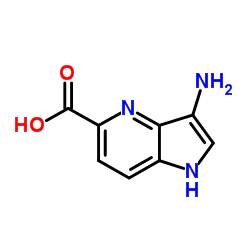 3-Amino-4-azaindole-5-carboxylic acid结构式