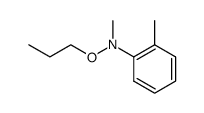N-methyl-O-propyl-N-(o-tolyl)hydroxylamine Structure