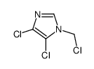 4,5-dichloro-1-(chloromethyl)imidazole结构式