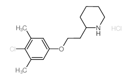 2-[2-(4-Chloro-3,5-dimethylphenoxy)ethyl]-piperidine hydrochloride Structure