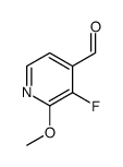 3-fluoro-2-methoxypyridine-4-carbaldehyde Structure