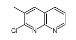 2-氯-3-甲基-1,8-萘啶结构式