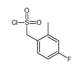 (4-fluoro-2-methylphenyl)methanesulfonyl chloride structure