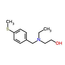 2-{Ethyl[4-(methylsulfanyl)benzyl]amino}ethanol结构式