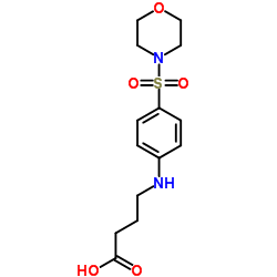 4-{[4-(4-Morpholinylsulfonyl)phenyl]amino}butanoic acid Structure
