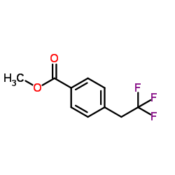 Methyl 4-(2,2,2-trifluoroethyl)benzoate结构式