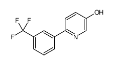 6-[3-(trifluoromethyl)phenyl]pyridin-3-ol结构式
