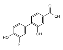 4-(3-fluoro-4-hydroxyphenyl)-3-hydroxybenzoic acid结构式