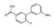 3-(3-aminophenyl)-4-fluorobenzoic acid结构式