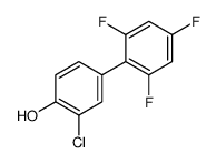2-chloro-4-(2,4,6-trifluorophenyl)phenol结构式