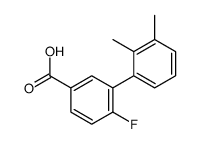 3-(2,3-dimethylphenyl)-4-fluorobenzoic acid Structure
