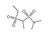 N,N-Dimethyl-1-(ethylsulfonyl)ethansulfonamid结构式