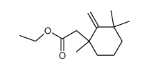 ethyl 2-(1,3,3-trimethyl-2-methylenecyclohexyl)acetate结构式